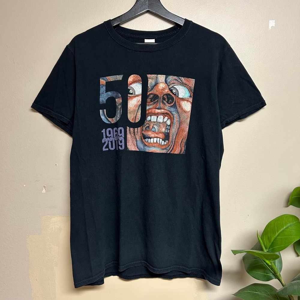 King Crimson 2019 Celebration Tour 50th Anniversary Band Shirt Mens Medium Black